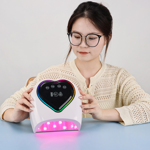 Lampe à <span class=keywords><strong>ongles</strong></span> UV LED sans fil professionnelle 98W, couleurs dégradées, portable, rechargeable, <span class=keywords><strong>appareil</strong></span> de séchage et de durcissement du <span class=keywords><strong>vernis</strong></span> à <span class=keywords><strong>ongles</strong></span> <span class=keywords><strong>pour</strong></span> salon et maison - Product Image 2