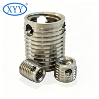 TC4 Titanium Alloy 307/308 Three Hole Self Tapping Insert for Drone Structural Frames Ultra Tensile Self Tapping Insert