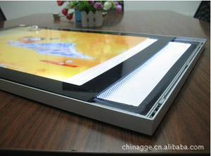 Khung Nhôm Hộp Đèn Áp Phích Phim Chiếu Sáng <span class=keywords><strong>Led</strong></span> Hộp Đèn Khung Chụp Acrylic Nhôm Tròn Lớn Trưng Bày Ảnh 3d - Product Image 4