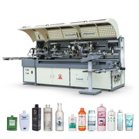 APM S104 Sistema de Secado UV Totalmente Automático de 4 Estaciones para Impresión Serigráfica de 2-4 Colores Servo 320x100mm para Botellas, Tubos y Vasos Nuevo