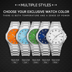 Reloj de Pulsera de Cuarzo de Lujo para Hombre, Modelo 2026, con Manecillas y Marcadores Luminosos, Alta Calidad, Resistente al Agua 5ATM - Product Image 3