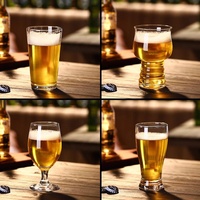 Verre à bière borosilicate demi-cour 1 litre 330ml 200ml pinte tasse à bière pression verres à bière Pilsner personnalisés vente en gros