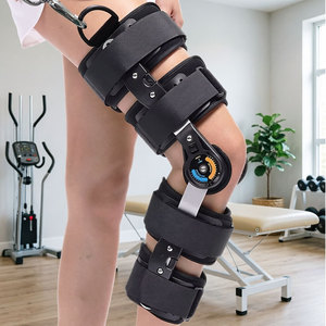 Attelle de genou télescopique réglable HKJD pour immobilisation et soutien des ligaments, idéale pour l'arthrite et l'arthrose - Product Image 1