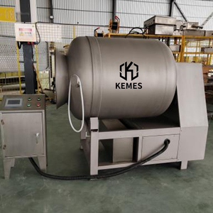 Nuevo Tambor Horizontal de Acero Inoxidable para Carne al Vacío, Capacidad de 200-2000 kg, Control PLC, Desinflado Automático para Plantas de Procesamiento de Alimentos - Product Image 1