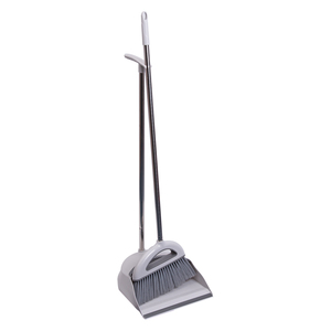 Angle Broom and Dustpan Combo with Long <b>Handle</b> Lobby Dust <b>Pan</b> Sweep Set for Outdoor - Product Image 2