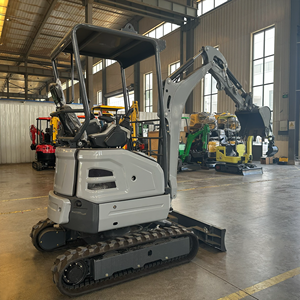 Mini-excavatrice compacte sur chenilles 2,5 tonnes (2500 kg) pour ferme et jardin, moteur CE ISO EPA 5, avec rétrocaveuse, à vendre à prix abordable, à zéro balayage arrière (ZTS) - Product Image 4
