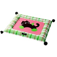 Nouveau Nid Douillet PKY en Fibre Synthétique Longue et Duveteuse pour Animaux de Compagnie – Forme Carrée Respirante et Durable, Lavable en Machine, Idéal Automne-Hiver pour Chats et Chiens