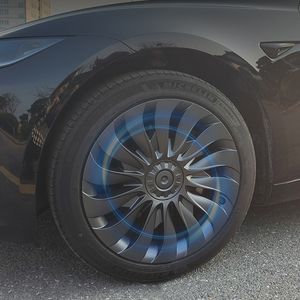 La cubierta de rueda de disco aerodinámico de 18 pulgadas actualiza la cubierta de rueda de <span class=keywords><strong>coche</strong></span> simétrica Little Cyclone ABS + PC para Tesla Model 3 - Product Image 5