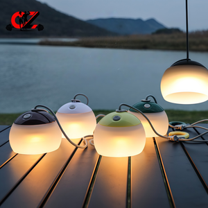 Lámpara de Camping Retro Multifuncional CZ Advanced, Lámpara de Camping de Silicona Impermeable, Se Puede Levantar o Colgar, Suave y No se Deforma - Product Image 3