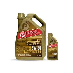 High Grade UAE 5W30 Fully Synthetic Motor Oil Quality Lubricants 5L Automotive Motor Engine Oil In Stock