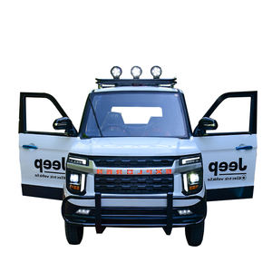 New Style 5 Seater 4 Wheel Electric Pickup Light Duty <b>Car</b> with Leather Seats Metal <b>Roof</b> <b>Rack</b> Rear Camera and Single Drive - Product Image 3