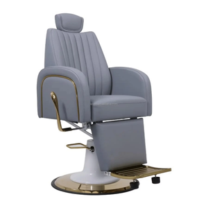 Silla de Barbería Marrón, Sillas de Barbería Vintage Antiguas - Product Image 4