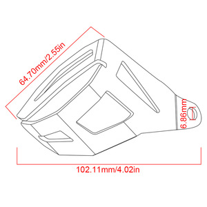 Cubierta protectora de líquido de frenos para motocicleta BMW, accesorios de motocicleta de aventura para BMW R1250 <span class=keywords><strong>GS</strong></span> <span class=keywords><strong>HP</strong></span> R <span class=keywords><strong>1250</strong></span> <span class=keywords><strong>GS</strong></span> - Product Image 5