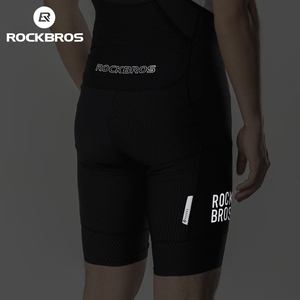 ROCKBROS <span class=keywords><strong>Cuissard</strong></span> à bretelles de cyclisme personnalisé <span class=keywords><strong>Cuissard</strong></span> à bretelles respirant pour les longs voyages Ride Road MTB <span class=keywords><strong>Cuissard</strong></span> de cyclisme avec coussinet haute densité - Product Image 5