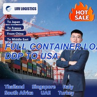 Expédition professionnelle de conteneurs FCL Chine-Japon Corée, conteneur à toit ouvert, transitaire DDP