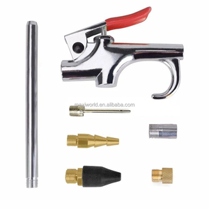 MAXIWORLD Kit de 7 pièces : Pistolet souffleur pneumatique en aluminium avec plusieurs buses pour le nettoyage de la poussière - Product Image 5