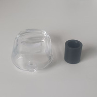 Flacon de parfum rectangulaire en verre de luxe avec un design magnifique pour hommes et femmes, emballage diffuseur