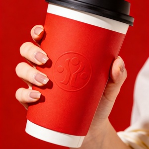 Vaso de papel personalizado de pared simple de 6oz 8oz con tapas para envasado de bebidas ecológicas - Product Image 3