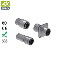 Connecteur d'origine C10514N1-02-1-2 G022, haute tension, faible courant, 40A, 2 broches, fiche aviation nickelée avec fixation sur câble
