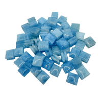 Perles de pierres précieuses en vrac de marque LANGYUE, aquamarine taillée en facettes, forme rectangulaire violette, vente en gros, best-seller pour la création de bijoux personnalisés
