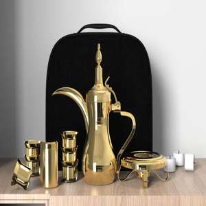 Ensemble Dallah de <span class=keywords><strong>café</strong></span> arabe portable pour la maison ou le voyage-Ensembles de base et Dallah - Product Image 1