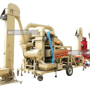 Sesame Wheat Seed Cleaning Machine barely Processing Machine with gravity separator