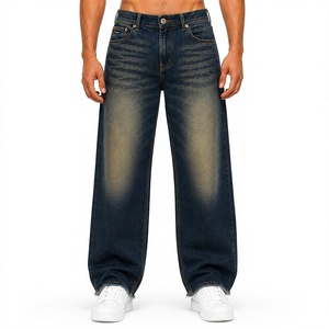 Jeans Casuales para Hombre al por Mayor, Pantalones de Mezclilla Personalizados, Corte Slim Fit, Pierna Recta, Elásticos, Jeans de Algodón Premium, Marca Privada - Product Image 1