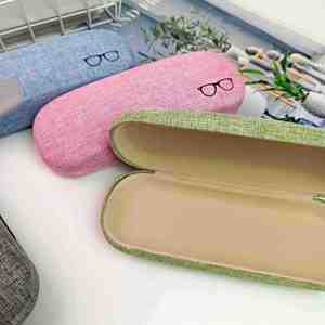 Linen Sunglasses <b>Case</b> Large Protective <b>Glasses</b> Holder <b>for</b> Men Women Travel Eyeglass With Scratch-Proof Hard Unisex Gift - Product Image 2