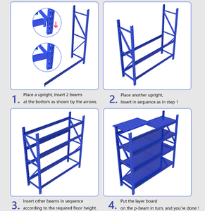 תעשייתי כבד אחסון מדפי מערכות מחסן מדפים מתכת מזח מדף מזח עבור מפעל - Product Image 6