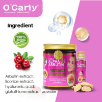 OEM Alpha Arbutin Collagène Extrait de réglisse Acide hyaluronique Liquide éclaircissant Sopa 2 en 1