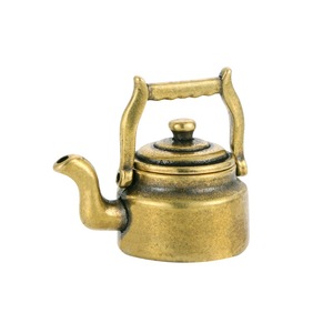 1pc <strong>Ethnic</strong> Style Vintage Style <strong>Antique</strong> Making Old Kettle Brass Ornament Children's Fun <strong>Antique</strong> Tea Pet Decoration Handicrafts - Product Image 6