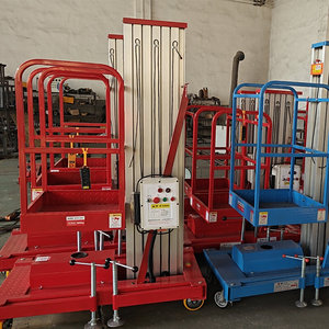 Hydraulic Lifting <strong>Platform</strong> <strong>Portable</strong> Hydraulic One Single Man Aluminum Aerial <strong>Work</strong> <strong>Platform</strong> Ladder Vertical Mast Lift - Product Image 4