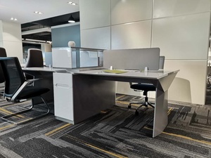 Phòng Họp Phòng Họp Modular Phân Vùng Chia Sẻ Bảng Nhân Viên 6 Chỗ Ngồi Máy Tính Văn Phòng Bàn Làm Việc - Product Image 2