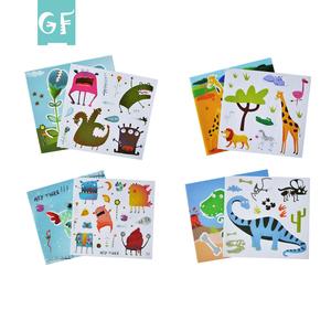 GF Hot Sale <strong>Custom</strong> Handmade Reusable Paint Plastic PVC Craft Drawing <strong>Stencils</strong> for Kids Educational - Product Image 4