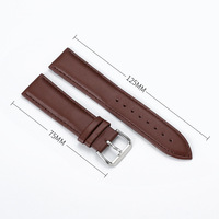Livraison rapide 22mm bracelets de montre en cuir véritable bracelets de montre intelligents en cuir étanche breloques