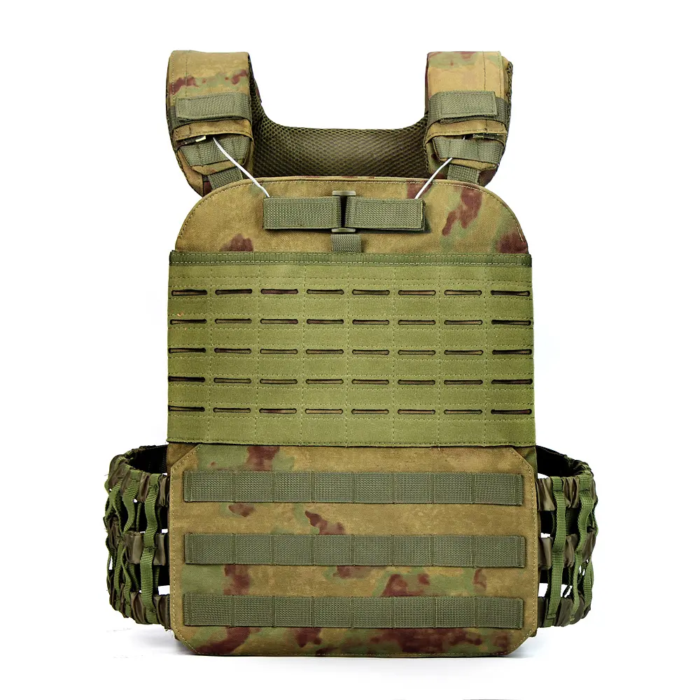 JSH Wholesale Quick Release Combat Vest Protective Vest Assault Security Laser Cut Tactical Weighted Vest