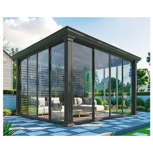 إطار أنيق من سبائك الألومنيوم والزجاج مقاوم للرياح ومقاوم للماء مساحة دافئة مستقلة للخارج - Product Image 4