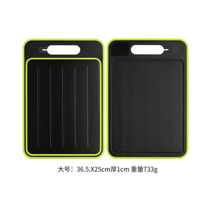 เขียงอเนกประสงค์สองด้าน พร้อมฟังก์ชั่นละลายน้ำแข็ง เขียงสับอาหาร เขียงบดในครัว พร้อมที่ลับมีด - Product Image 6