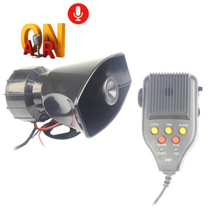 Bocina Eléctrica de 3 Tonos, 12V 24V, Altavoz de Alto Volumen para Alarma de Coche y Publicidad - Product Image 1