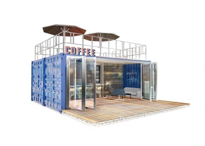 คีออสกาแฟสำเร็จรูปจากตู้คอนเทนเนอร์ขนส่งสินค้าสมัยใหม่สำหรับอยู่อาศัย - Product Image 5