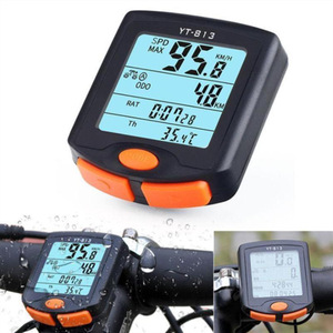 Ordinateur de vélo Bogle YT 813, compteur de vitesse numérique filaire avec écran LCD et rétroéclairage pour le cyclisme - Product Image 3
