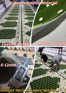 Tapis de prière pour mosquée, design personnalisé, doux, épais, 100% polyester, ignifuge, insonorisant, vente en gros d'usine - Product Image 2