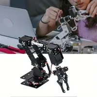 Kit de bras robotique mécanique 6DOF avec pince, kit de griffe, manipulateur DOF, pièces de robot industriel