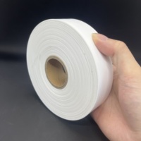 Rouleau de ruban d'acétate facile à déchirer Ruban d'étiquettes pour vêtements en taffetas de nylon Personnalisé 1cm-130cm de largeur Ruban d'étiquettes à déchirer