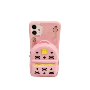 เคสโทรศัพท์ลายการ์ตูนพร้อมช่องใส่เหรียญ วัสดุซิลิโ<span class=keywords><strong>ค</strong></span>น TPU PC สำหรับ iPhone 6-16 PRO MAX PLUS X XS ดีไซน์หรูหรา พร้อมสาย<span class=keywords><strong>ค</strong></span>ล้อง<span class=keywords><strong>ค</strong></span>อ - Product Image 3