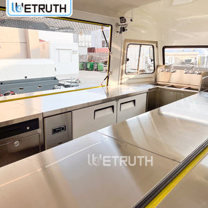 Petite camionnette alimentaire modifiée, cuisine mobile conduite, remorque de restauration compacte, food truck compact - Product Image 5