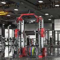 Snode ALL10 Smith Machine : Équipement d'entraînement complet multifonctionnel pour la maison avec accessoire de presse à jambes à double câble en acier au carbone