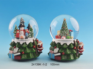 Artesanía <span class=keywords><strong>de</strong></span> resina Papá Noel Árbol <span class=keywords><strong>de</strong></span> Navidad Bola <span class=keywords><strong>de</strong></span> cristal Adecuado Hogar Regalo <span class=keywords><strong>de</strong></span> Navidad para niños - Product Image 3