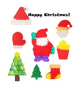 Regalos de Navidad: Novedad en Juguetes Sensoriales Antiestrés Pop-it de Burbujas de Presión con Diseño de Ciervo y Sombrero de Árbol - Product Image 2