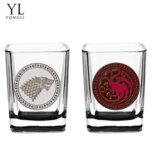 Personalizzato promozionale 2oz cilindro liquore gioco di <span class=keywords><strong>Thrones</strong></span> bicchierini Tequila Glass Cup Souvenir whisky Glass Cup - Product Image 3